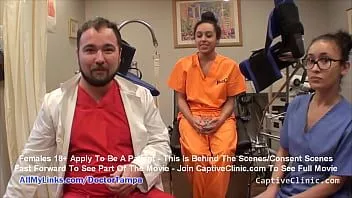 Redare „Comisary cash” a Miei Sanchez arestată, percheziționată și condamnată la închisoare, unde devine subiect uman de testare pentru doctorul Tampa și asistenta Lilith Rose @captiveclinic.com