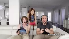 play في سن المراهقة الثلاثي تحول جنسي مع الديوك ضخمة