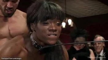 Play Interracial slaves fucked at bdsm party
