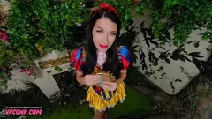 Reproducir VR Conk: Parodia de Blancanieves, protagonizada por Alex Coal en medias y un gran encuentro de polla