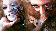Odtwórz Zombie Pet Training: Blonde Teen's Dirty DeepThroat Blowjob